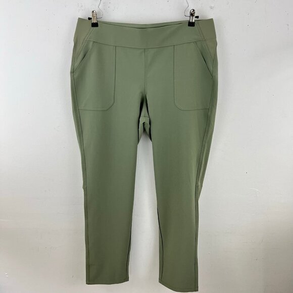 Weatherproof Pants - Weatherproof Vintage Womens Olivine Stretch Performance Flex Waist Pants Size XL